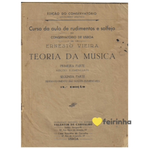 Teoria da Música - Ernesto Vieira - Curso da aula de rudimentos e solfejo do Conservatório de Lisboa
