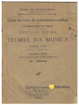 Teoria da Música - Ernesto Vieira - Curso da aula de rudimentos e solfejo do Conservatório de Lisboa