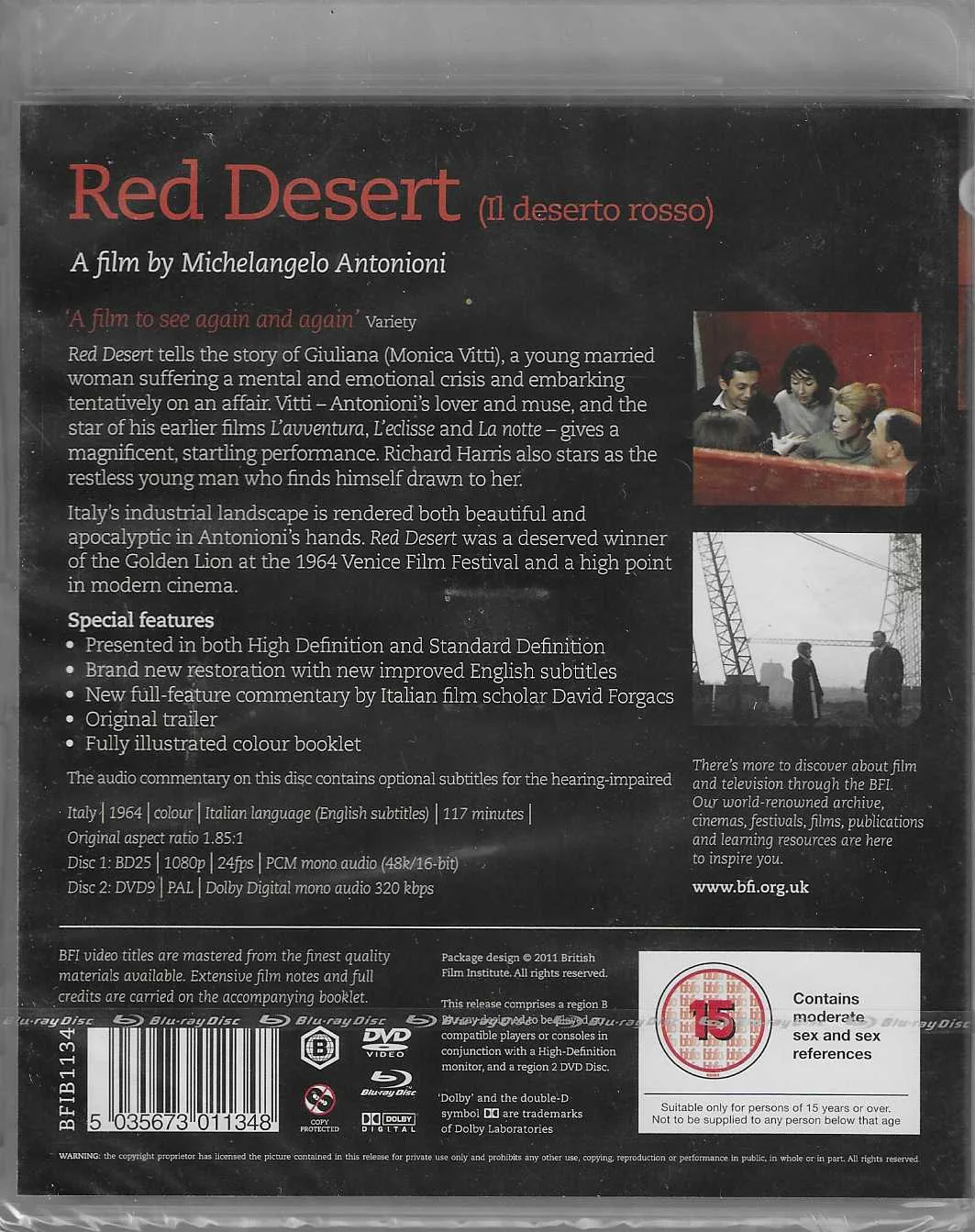 Red desert / Il deserto rosso - Dual Format Edition - Image 2