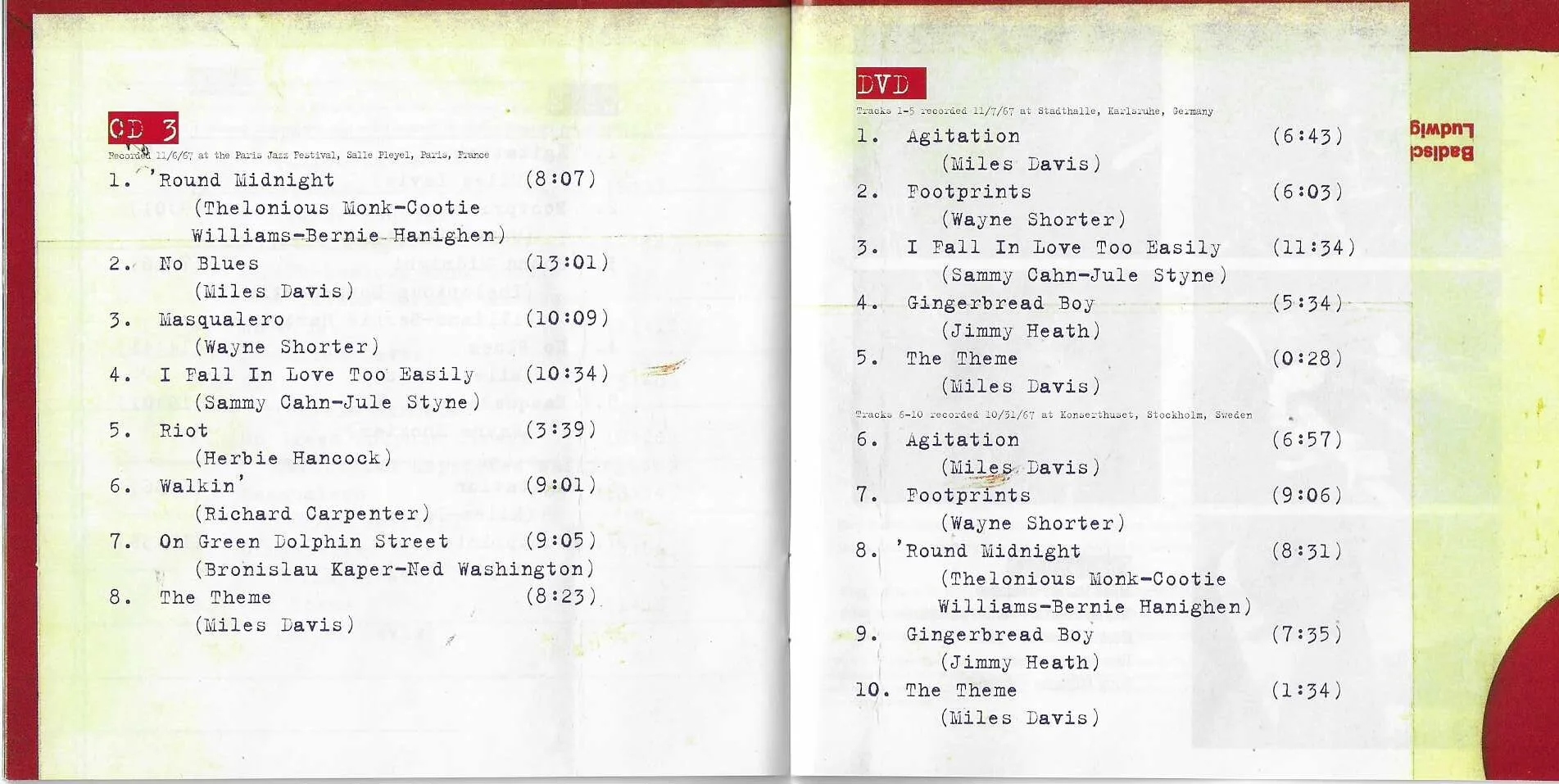 Miles Davis Quintet Live in Europe 1967, The Bootleg Series Vol.1 - 3 CDs, 1DVD - Image 7