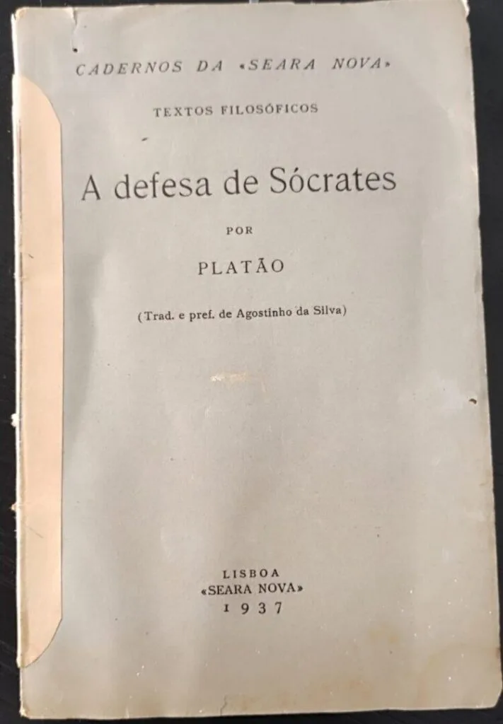 A defesa de Sócrates por Platão - Seara Nova - 1937