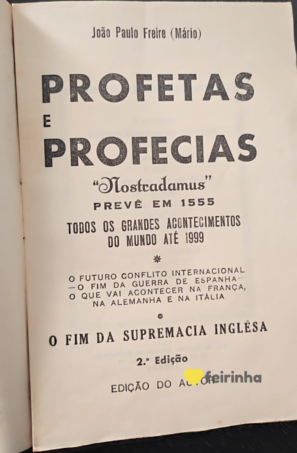 Profetas e profecias - João Paulo Freire (Mário) - Image 2