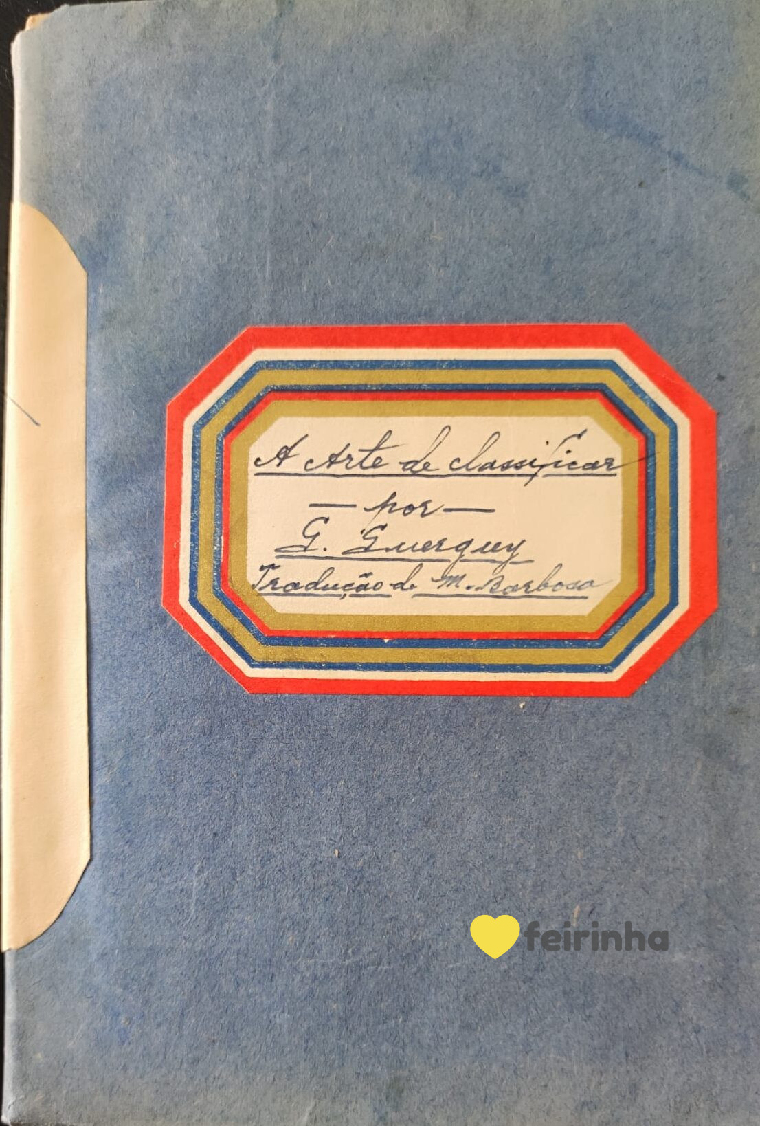 A arte de classificar por G. Guerguy